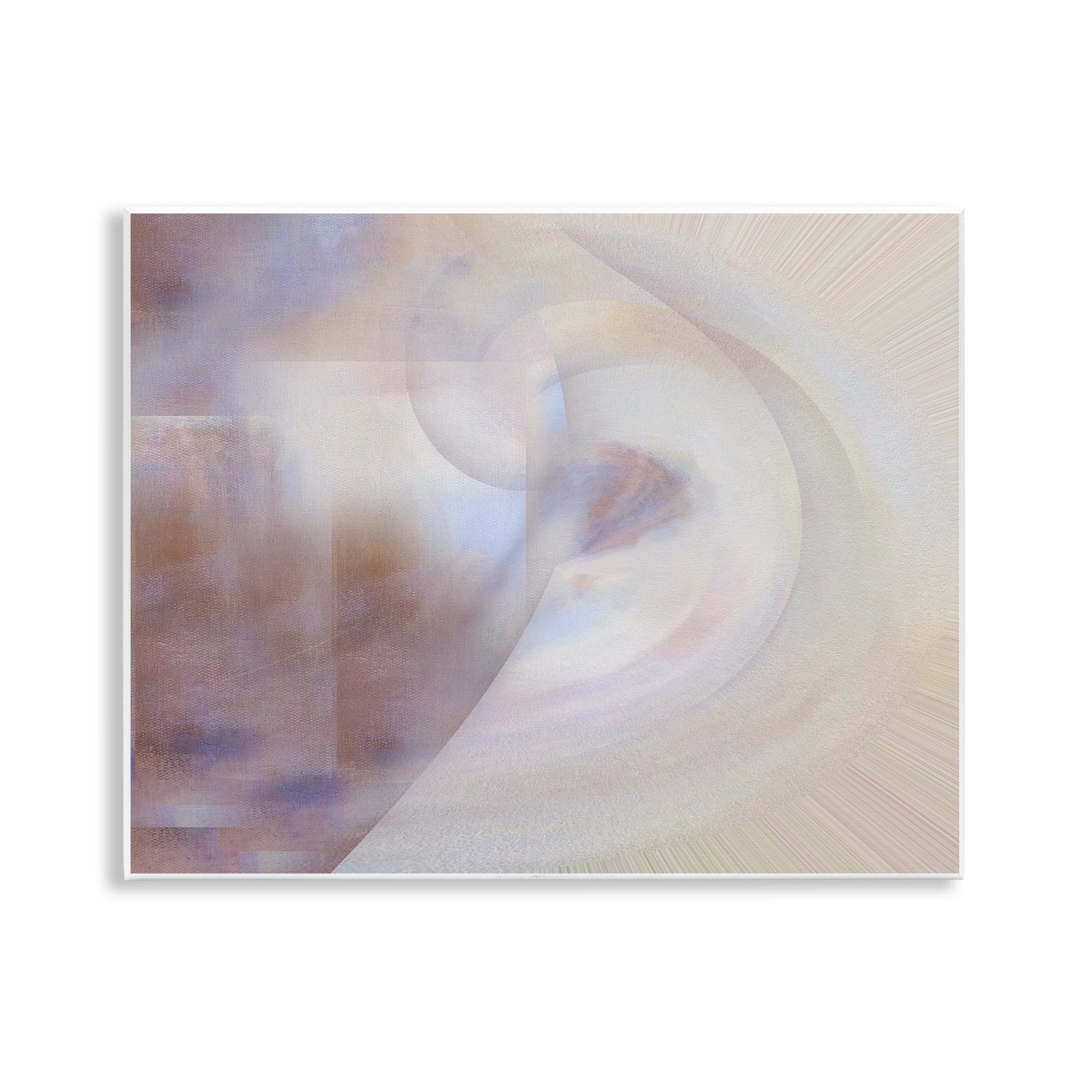 Stupell Industries Faded Beige Abstraction Abstract Painting Unframed Art Print Wall Art, 14 x 11