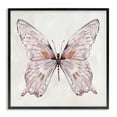 thumbnail image 1 of Stupell Industries Faded Blush Butterfly Black Framed Giclee Art design by Carol Robinson, 17 x 17, 1 of 8