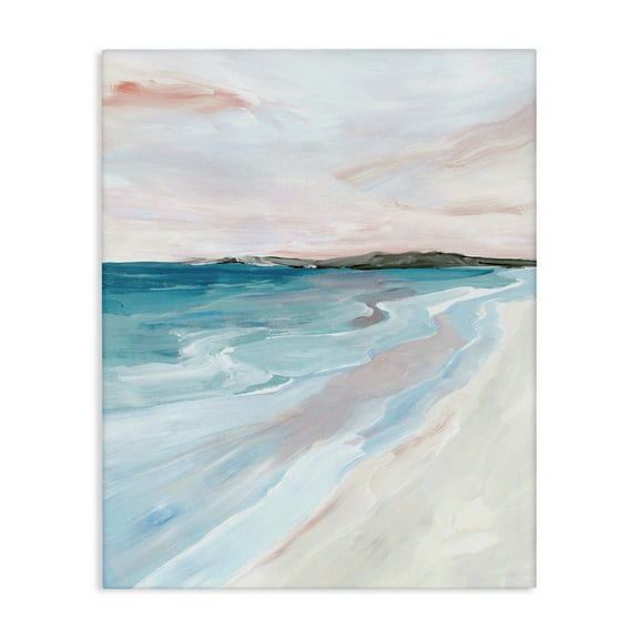 Stupell Industries Faded Coastal Serenity Canvas Wall Art design by Ian C., 20 x 16