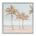 thumbnail image 1 of Stupell Industries Faded Palms on Beach Gray Framed Giclee Art design by Amber Sterling, 12 x 12, 1 of 8
