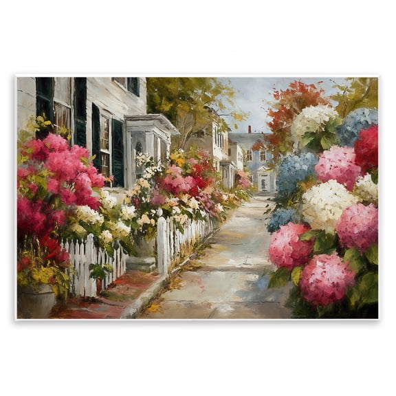 Stupell Industries Faded Shutters & Bursting Blooms Wall Plaque Art, design by Tina LeCour