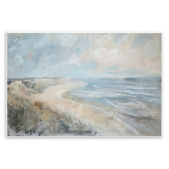 Stupell Industries Faded Summer Beach Nautical & Beach Painting Unframed Art Print Wall Art, 15 x 10