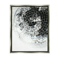 thumbnail image 1 of Stupell Industries Fading Disco Ball Monochrome Photography Photograph Luster Gray Floating Framed Canvas Print Wall Art, Design by Ziwei Li, 1 of 6