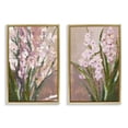 thumbnail image 1 of Stupell Industries Fading Floral Radiance 2 Piece Gold Framed Floater Canvas Set design by Susan Pepe, 25 x 17, 1 of 9