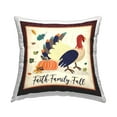 thumbnail image 1 of Stupell Industries Faith Family Fall Autumn Turkey Printed Throw Pillow Design by ND Art, 1 of 6