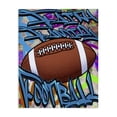 thumbnail image 1 of Stupell Industries Contemporary Faith Family Football Graffiti Canvas Art, 36 x 48, by Marcus Prime, 1 of 8