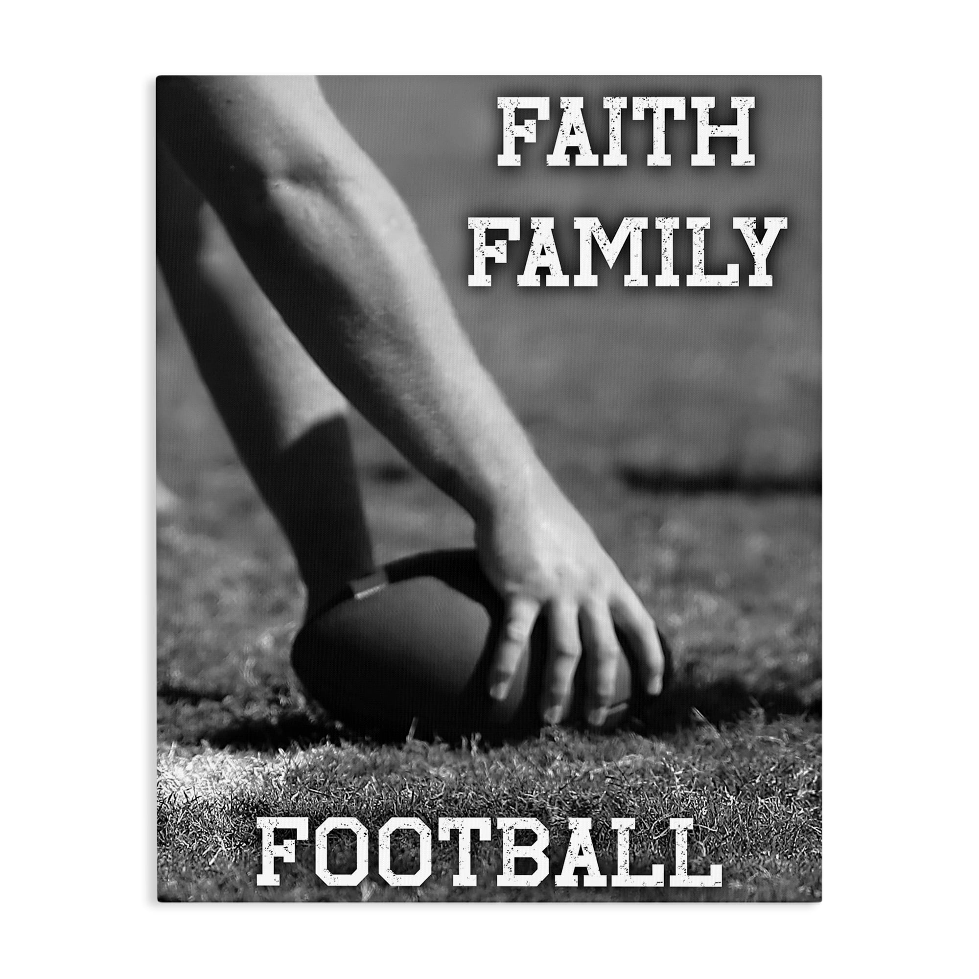 Stupell Industries Faith Family Football Hike Canvas Wall Art, design by Marcus Prime
