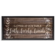 thumbnail image 1 of Stupell Industries Traditional Faith Family Friends Quote Black Floating Frame Canvas Art, 25 x 11, by Kim Allen, 1 of 7