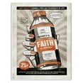thumbnail image 1 of Stupell Industries Faith Formula Funny Vintage Comic Book Design Wall Plaque by Ester Kay, 1 of 5
