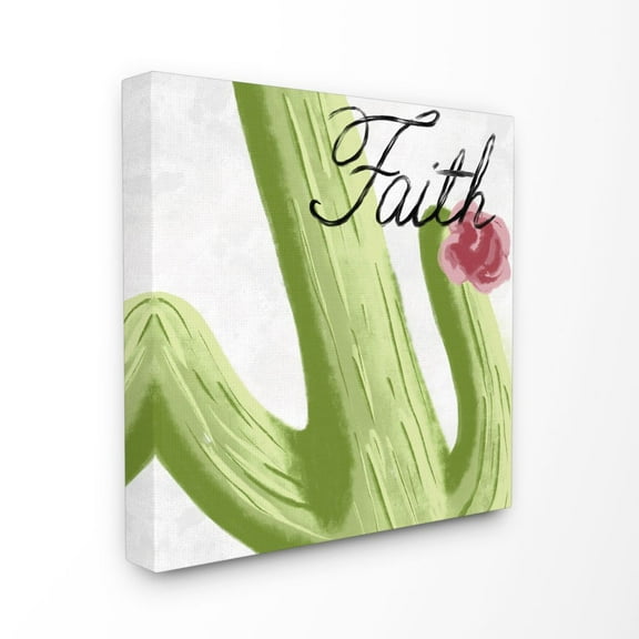 Stupell Industries Faith Succulent Family Home Painting XL Canvas Wall Art by Marcus Prime