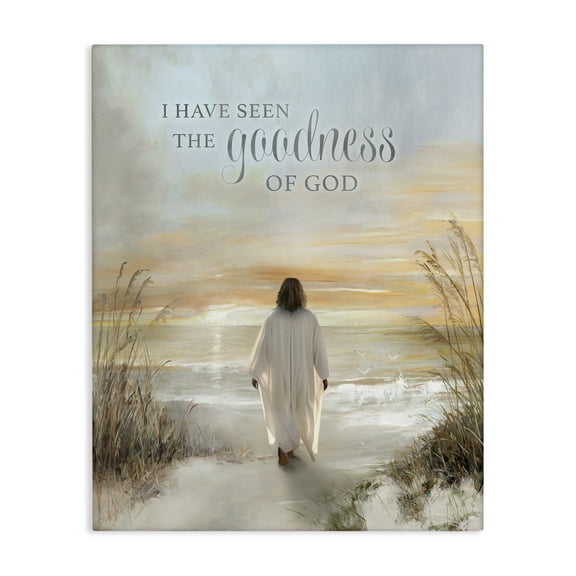 Stupell Industries Faithful Goodness of God Spiritual Painting Wrapped Canvas Canvas Art Print Wall Art, 30 x 40