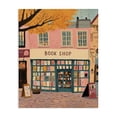 thumbnail image 1 of Stupell Industries Eclectic Fall Book Shop Facade Canvas Art, 24 x 30, by The Prints Vibe, 1 of 8
