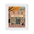 thumbnail image 1 of Stupell Industries Eclectic Fall Book Shop Facade White Framed Print Under Glass, 17 x 21, by The Prints Vibe, 1 of 8
