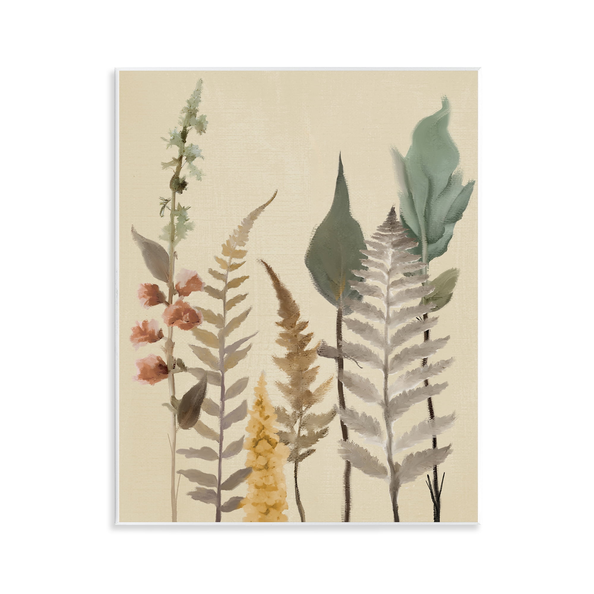 Stupell Industries Fall Botanicals Forest Ferns Wall Plaque Art, design by Elizabeth Medley