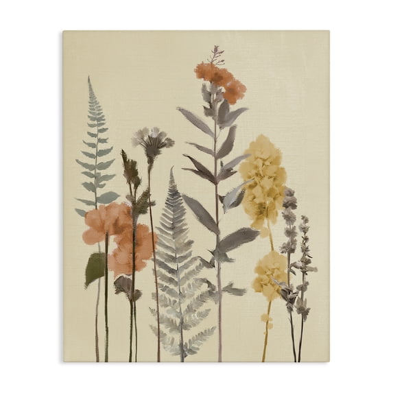 Stupell Industries French Country Fall Botanicals Fresh Ferns Canvas Art, 36 x 48, by Elizabeth Medley