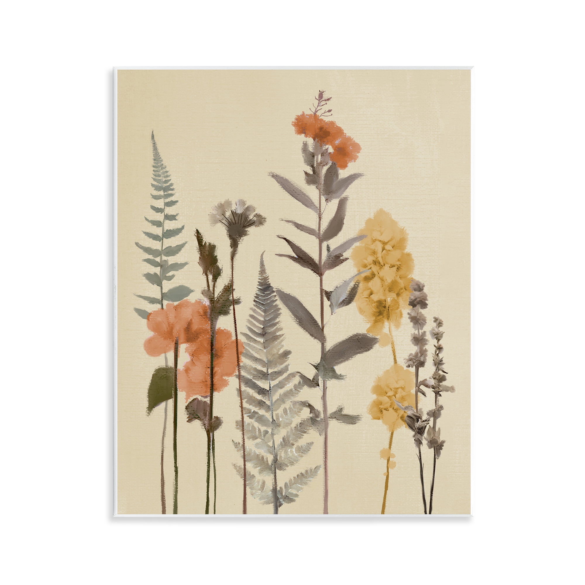 Stupell Industries Fall Botanicals Fresh Ferns Wall Plaque Art, design by Elizabeth Medley