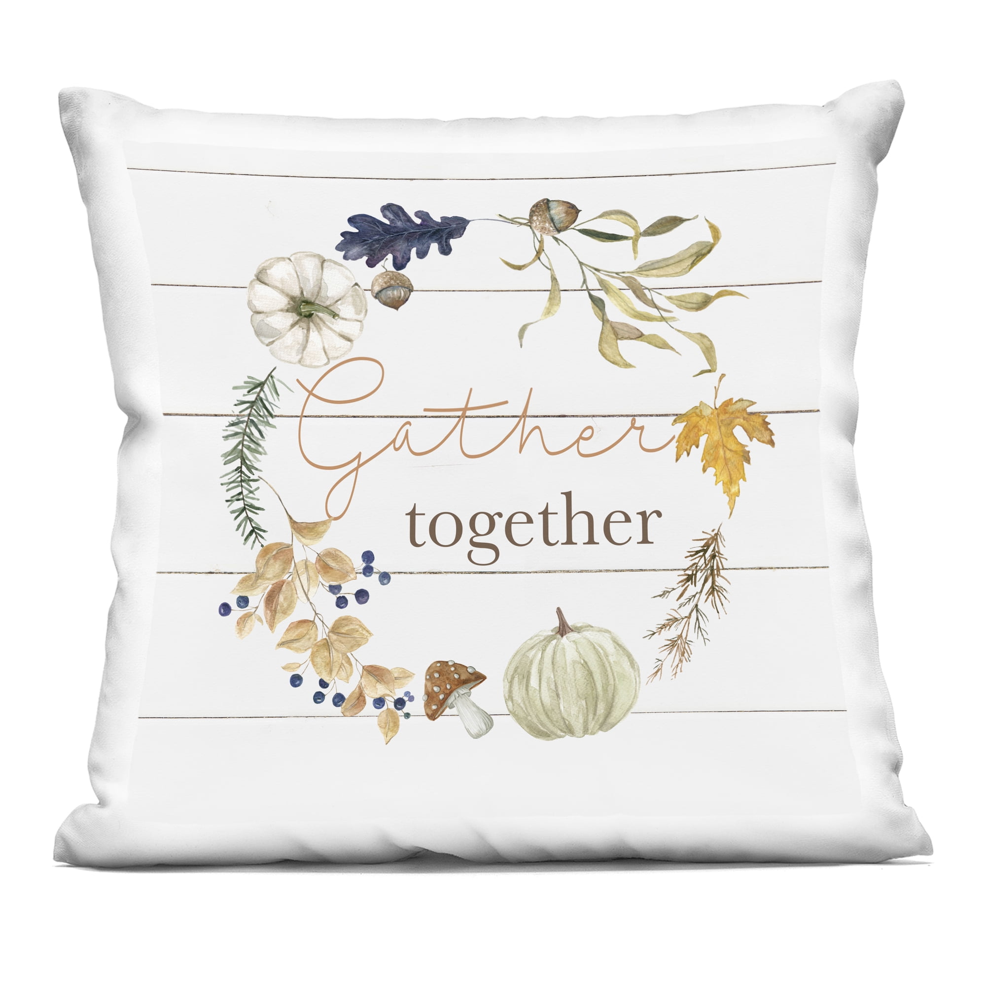 Stupell Industries Fall Flavors Gather Together Decorative Printed Throw Pillow, design by Livi and Finn
