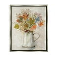thumbnail image 1 of Stupell Industries Fall Florals Country Jug Botanical & Floral Painting Gray Floater Framed Canvas Art Print Wall Art, 25 x 31, 1 of 10