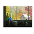 thumbnail image 1 of Stupell Industries Fall Foliage in Window Landscape Photography Gallery Wrapped Canvas Art Print Wall Art, 40 x 30, 1 of 8