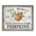 thumbnail image 1 of Stupell Industries Fall Market Pumpkins Holiday Painting Brown Floater Framed Canvas Art Prints Wall Art, 31 x 25, 1 of 10
