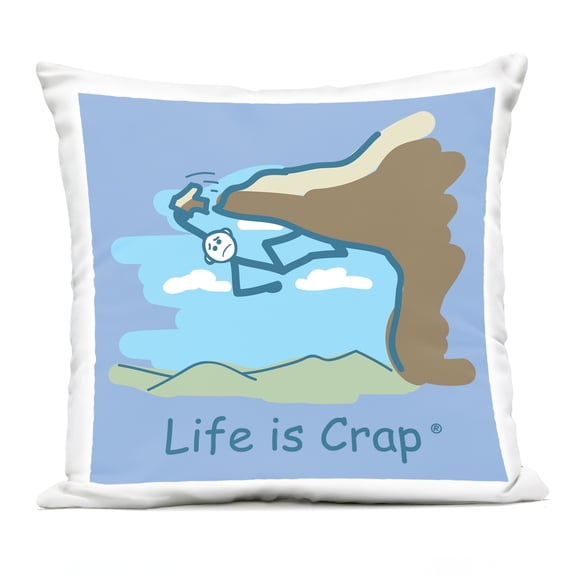 Stupell Industries Falling Rock Climber Design by LIC Outdoor Printed Pillow