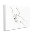 thumbnail image 1 of Stupell Industries Family Holding Hands Pose Minimal Linework Canvas Wall Art 24 x 30, 1 of 5