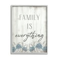thumbnail image 1 of Stupell Industries Family Is Everything Sentiment Blue Wild Flowers, 16 x 20, Designed by Daphne Polselli, 1 of 7
