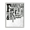 thumbnail image 1 of Stupell Industries Family & Memories Typography Arrangement Light Florals Inspirational Painting Gray Framed Art Print Wall Art, 24 x 30, 1 of 7