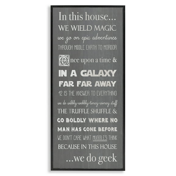 Stupell Industries Family Movie Night Phrases Typography Painting Black Framed Art Print Wall Art, 10 x 24