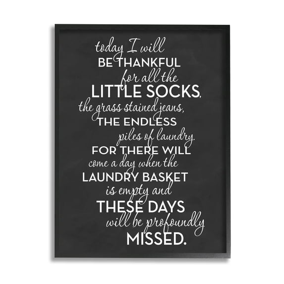 Stupell Industries Family Parenting Phrase Inspirational Painting Black Framed Art Print Wall Art, 11 x 14