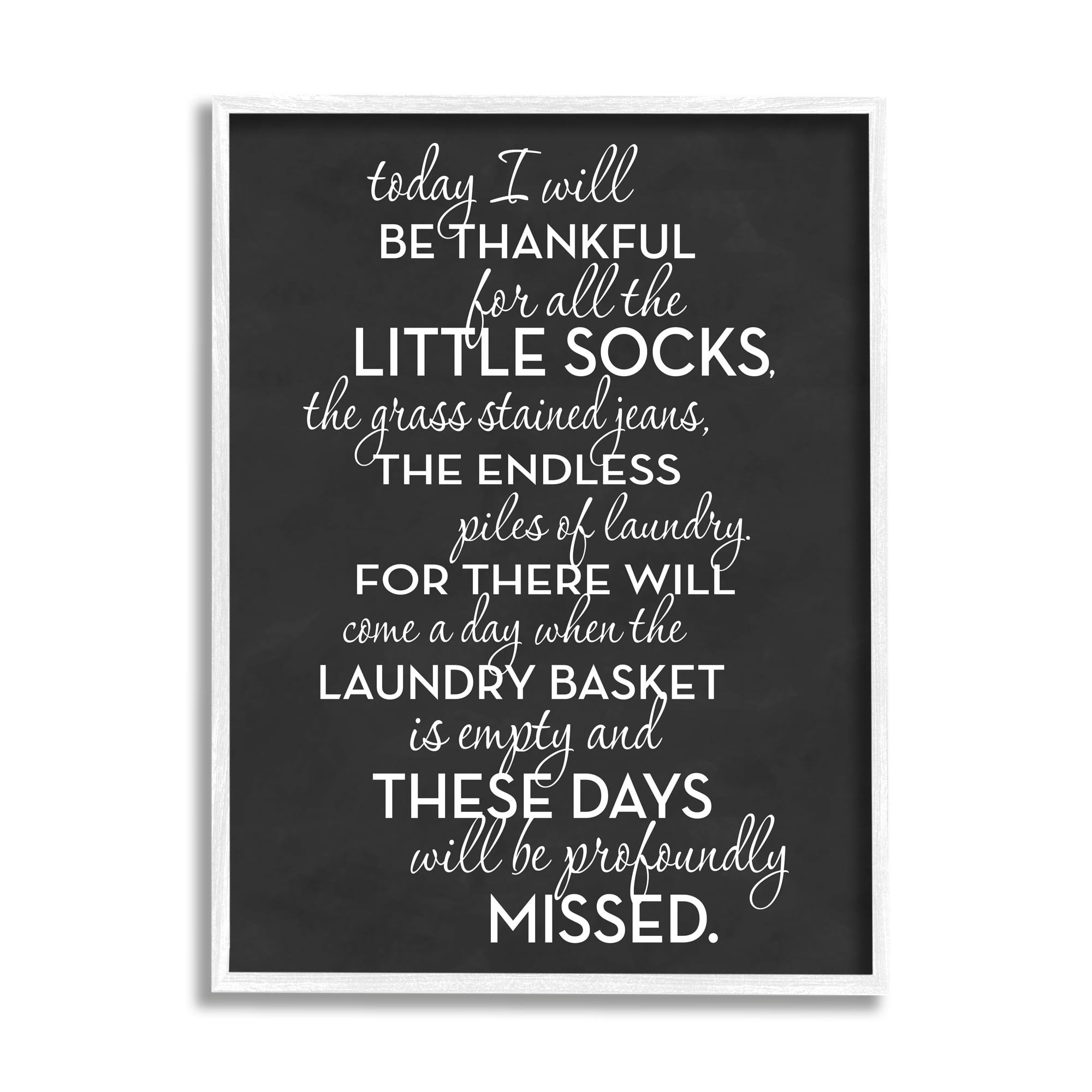 Stupell Industries Family Parenting Phrase Inspirational Painting White Framed Art Print Wall Art, 16 x 20