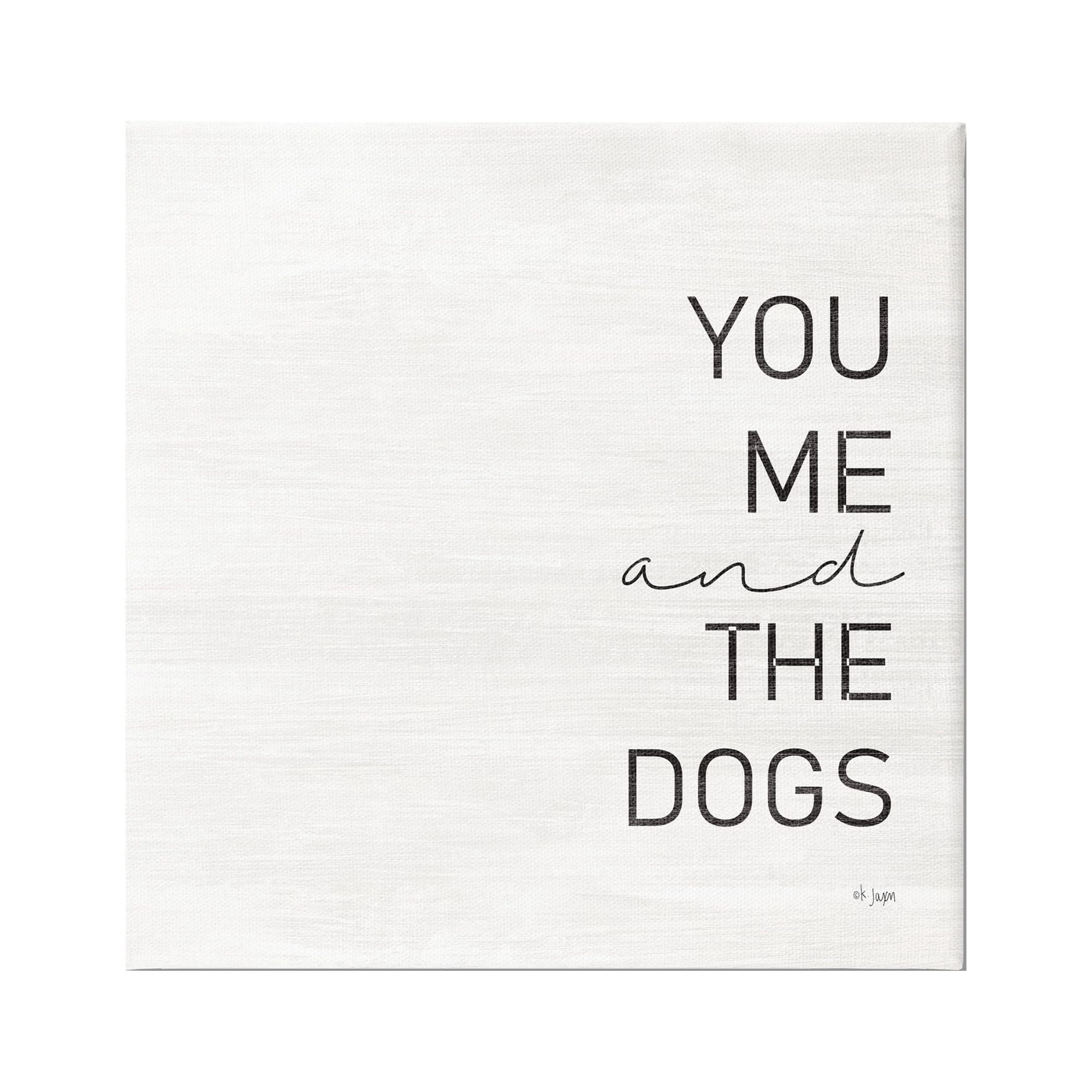 Stupell Industries Family Pet Loving Phrase Inspirational Painting Gallery Wrapped Canvas Print Wall Art, 17 x 17