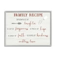 thumbnail image 1 of Stupell Industries Family Recipe Happiness Motivational Phrases Kitchen Puns, 20 x 16, Design by CAD Designs, 1 of 7