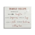 thumbnail image 1 of Stupell Industries Family Recipe Happiness Motivational Phrases Kitchen Puns, 30 x 24, Design by CAD Designs, 1 of 6