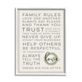 thumbnail image 1 of Stupell Industries Family Rules Love Dream Often Graphic Art White Framed Art Print Wall Art, 24x30, by Daphne Polselli, 1 of 2