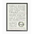 thumbnail image 1 of Stupell Industries Family Rules Love Dream Often Typography Painting Black Framed Art Print Wall Art, 16 x 20, 1 of 5