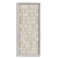 thumbnail image 1 of Stupell Industries Family Rules Uplifting List Typography Painting Gray Framed Art Print Wall Art, 13 x 30, 1 of 9