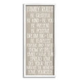 thumbnail image 1 of Stupell Industries Family Rules Uplifting List Typography Painting White Framed Art Print Wall Art, 13 x 30, 1 of 9