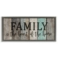 Stupell Industries Family is Heart of Home Quote Inspirational Painting
