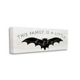 thumbnail image 1 of Stupell Family's a Little Batty Phrase Festive Halloween Pun Canvas Wall Art 10 x 24, 1 of 4