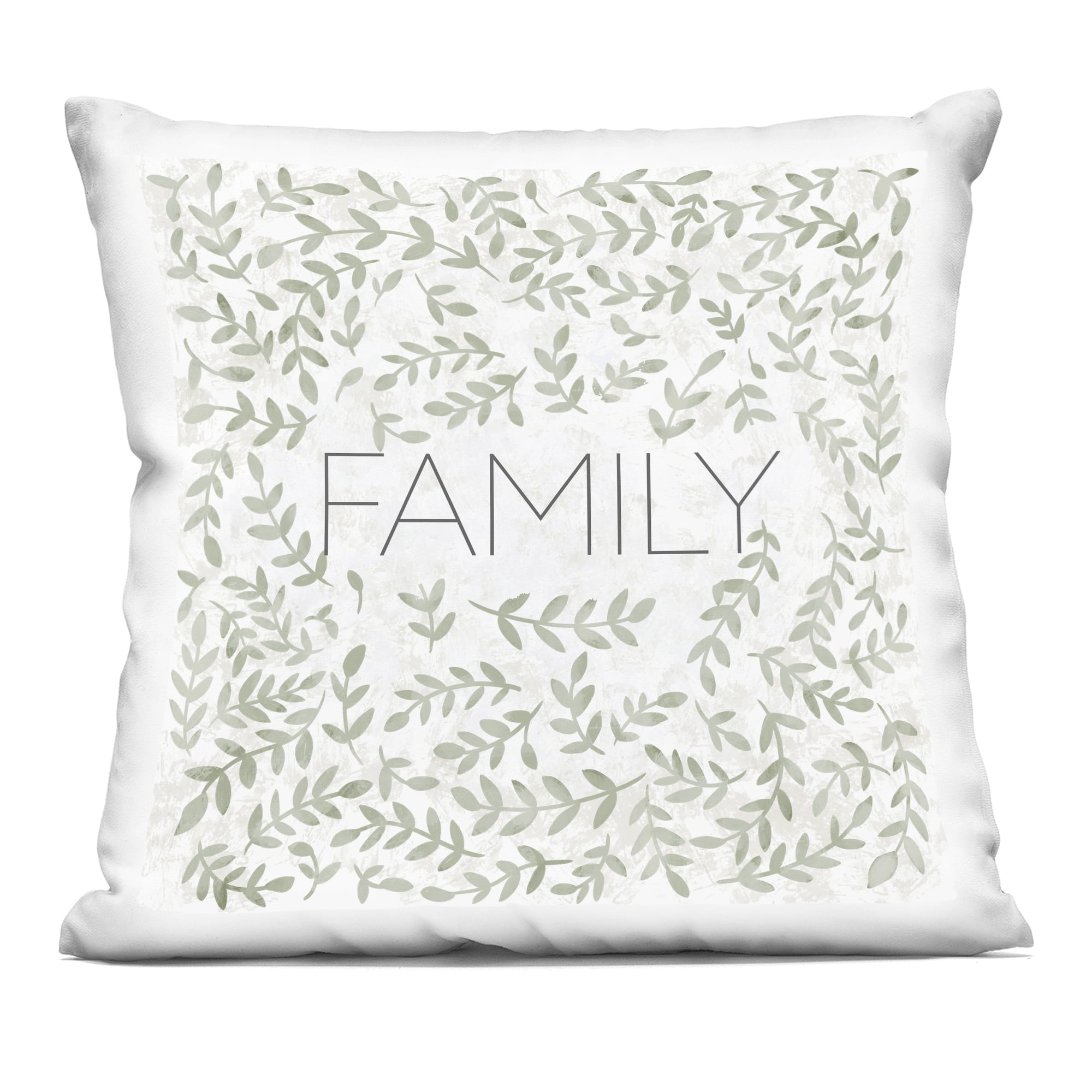 Stupell Industries Family with Ivy Sprigs Decorative Printed Throw Pillow, design by SD Graphics Studio