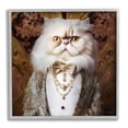 thumbnail image 1 of Stupell Industries Fancy Cat Portrait Animals & Insects Painting Gray Framed Art Print Wall Art, 12 x 12, 1 of 9