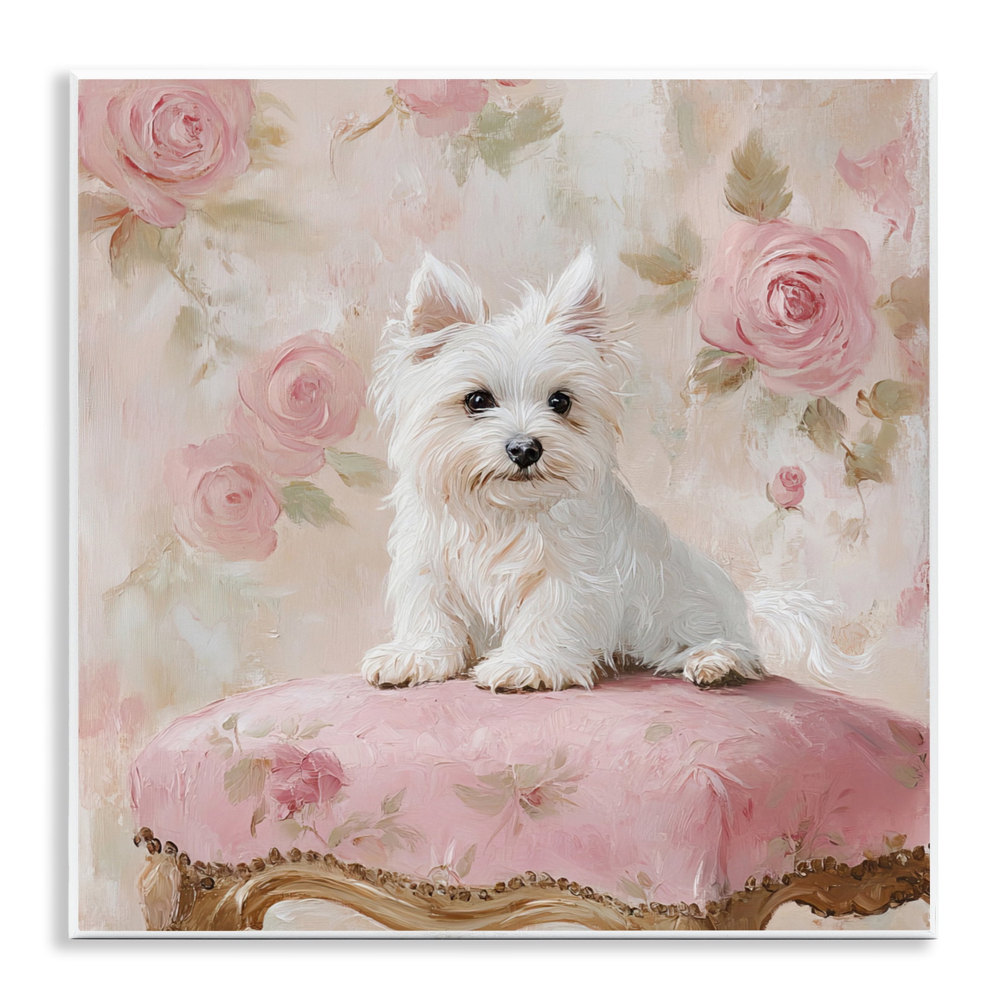 Stupell Industries Fancy Francesca Puppy Wall Plaque Art, design by Tina LeCour