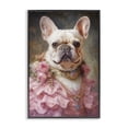 thumbnail image 1 of Stupell Industries Fancy French Bulldog Portrait Black Framed Giclee Art design by Wumples, 18 x 12, 1 of 8