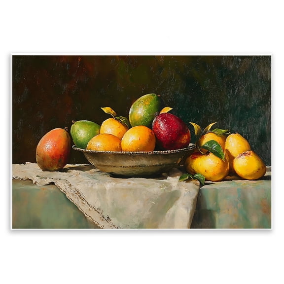 Stupell Industries Fancy Table Fruit Arrangement Wall Plaque Art, design by Creative Studio