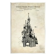 Stupell Industries Fantasy Castle Vintage Diagram Graphic Art Unframed Art Print Wall Art, Design by Karl Hronek