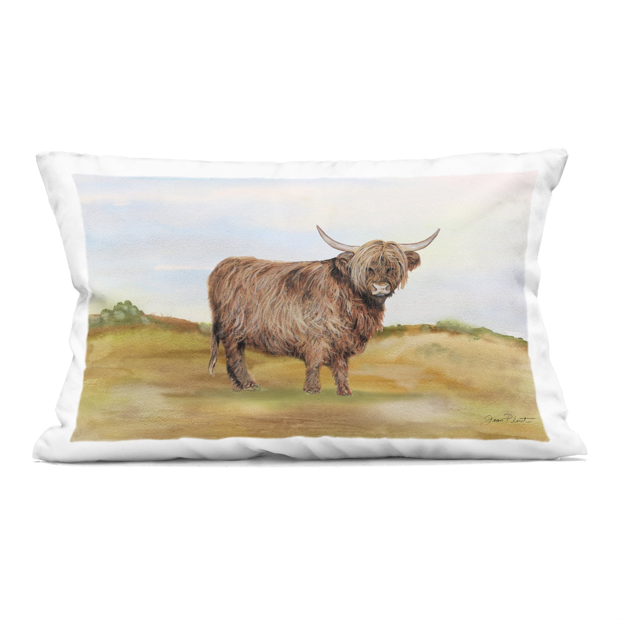 Stupell Industries Farm Animal In Pasture Decorative Printed Throw Pillow, design by Jean Plout