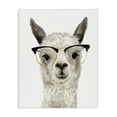 thumbnail image 1 of Stupell Industries Farm Animal Llama In Glasses Animals & Insects Painting Gallery Wrapped Canvas Print Wall Art, 1 of 5