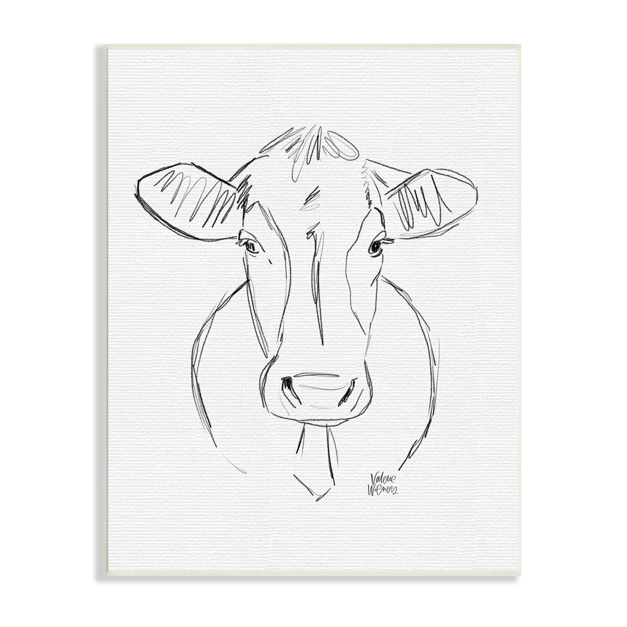 Pencil Drawing Print Til the Cows - Etsy