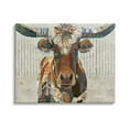 thumbnail image 1 of Stupell Industries Farm Cattle Striped Pattern Collage Graphic Art Gallery Wrapped Canvas Print Wall Art, Design by Traci Anderson, 1 of 7